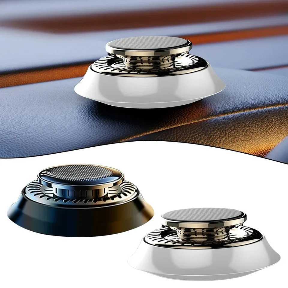 Car Air Solar Creative Rotation Perfume Diffuser Small Lasting Fragrance ABS Car Defroster Diffuser For Essential Oil Car Air SoXJ241213
