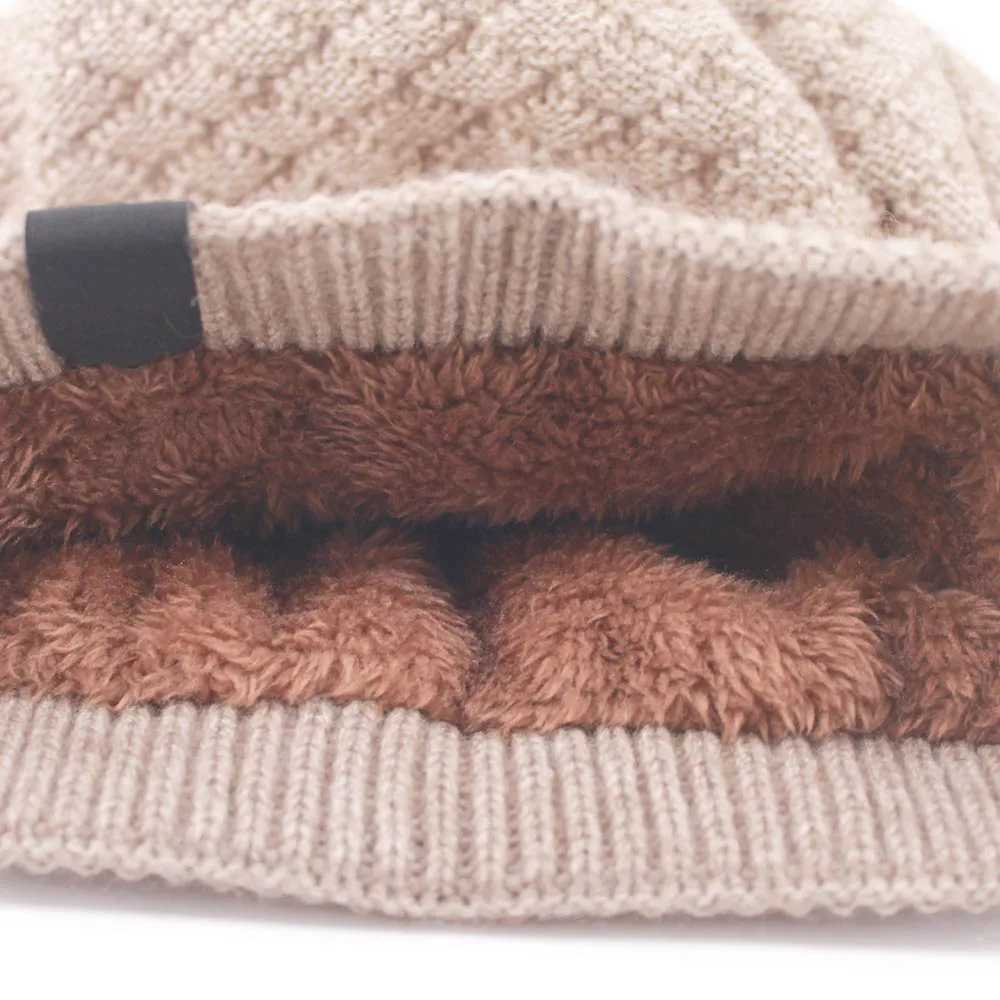 New Winter Warm Adult Beanies Skullies Fashon Letter Outdoor Hat Fashion Women Men Hats Sports Casual Bone Brand Thick Knite HatXJ241213