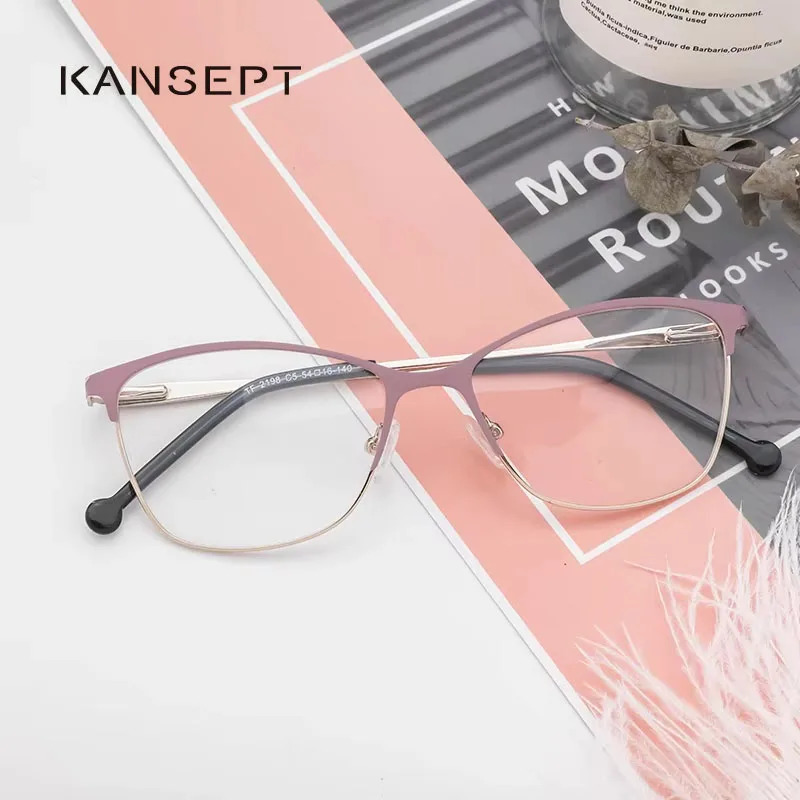 KANSEPT Womens Grade Glasses Myopia Lenses Lunette Pour Femme Original Eyewear Eyeglass Frames Womans Eyeglasses Reading Glass 241213