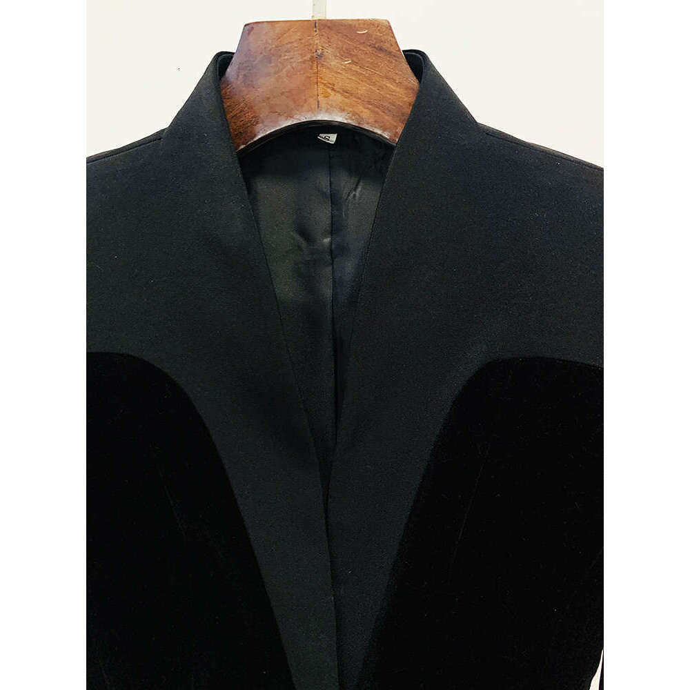 Ladies' Suit HIGH QUALITY Newest Designer Jacket Women's Slim Fitting Patchwork Suit Jacket
