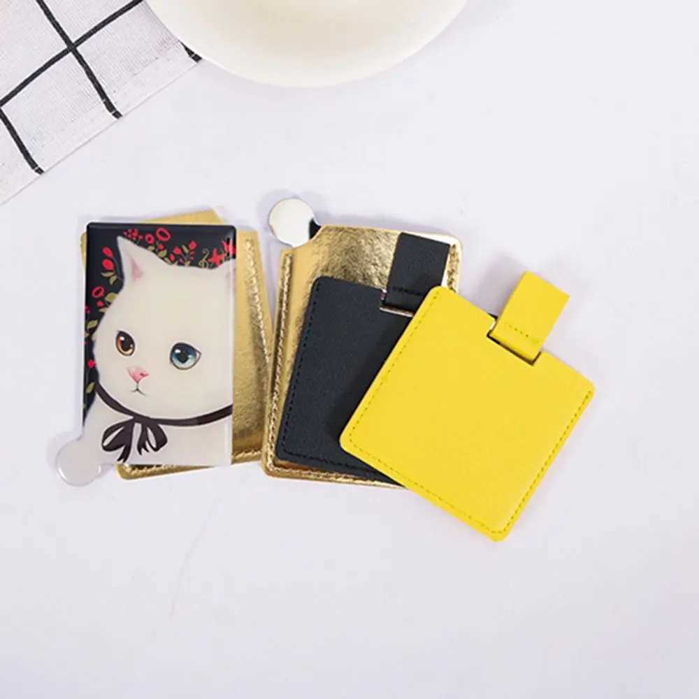 Drop Resistant Women Girls No Broken Beauty Makeup Mirror Compact Pocket Mirror Stainless Steel Mirror Cosmetic MirrorXJ241213