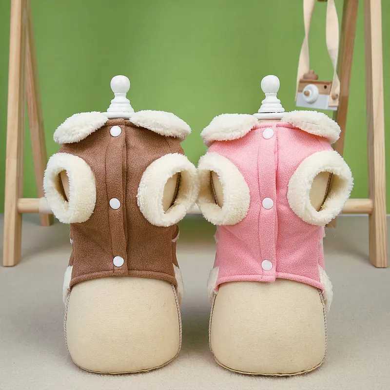 Winter dog cotton jacket warm pet dog clothing for small and medium-sized dogs cats puppies French bulldogs Chihuahua clothing Y241212
