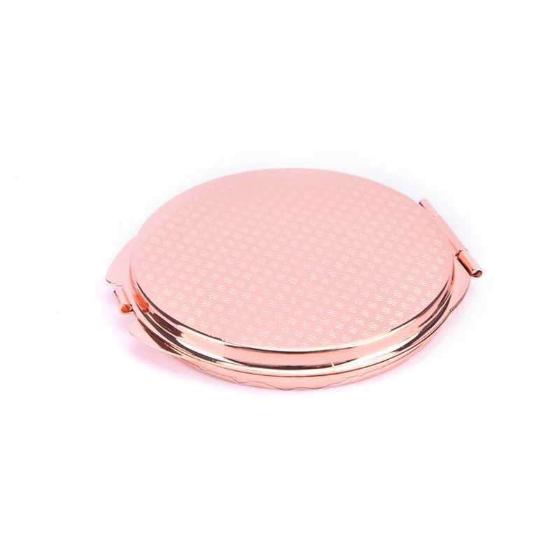 Compact Makeup Mirror Cosmetic Magnifying Round Pocket Make Up Mirror for Purse Travel Bag Home Office MirrorXJ241213