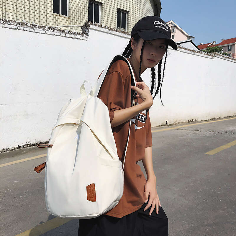 New Backpack, Korean Version, Simple Haruku Bag, Fashionable And Classic Quality