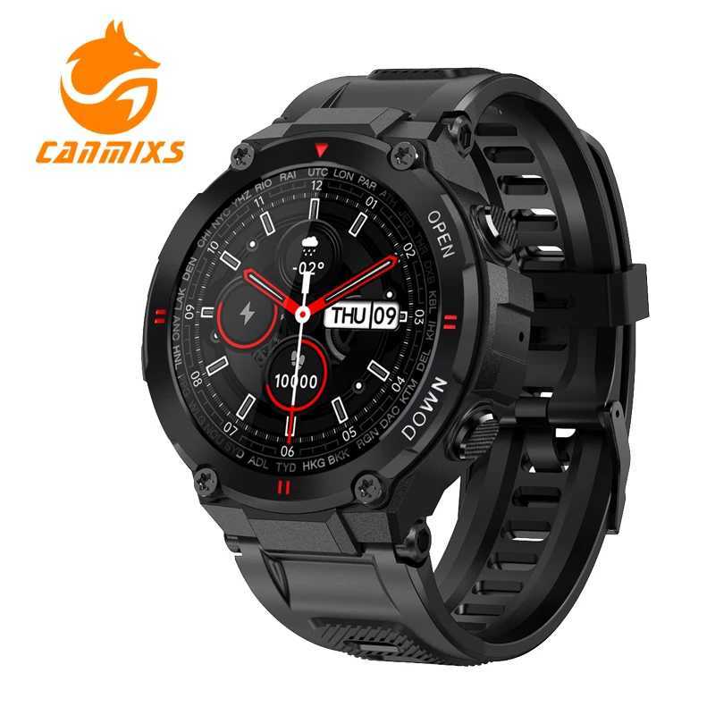 Canmixs K22 Smartwatch For Men Bt Call Music IP67 Impossibile Smartwatch 400Mah…