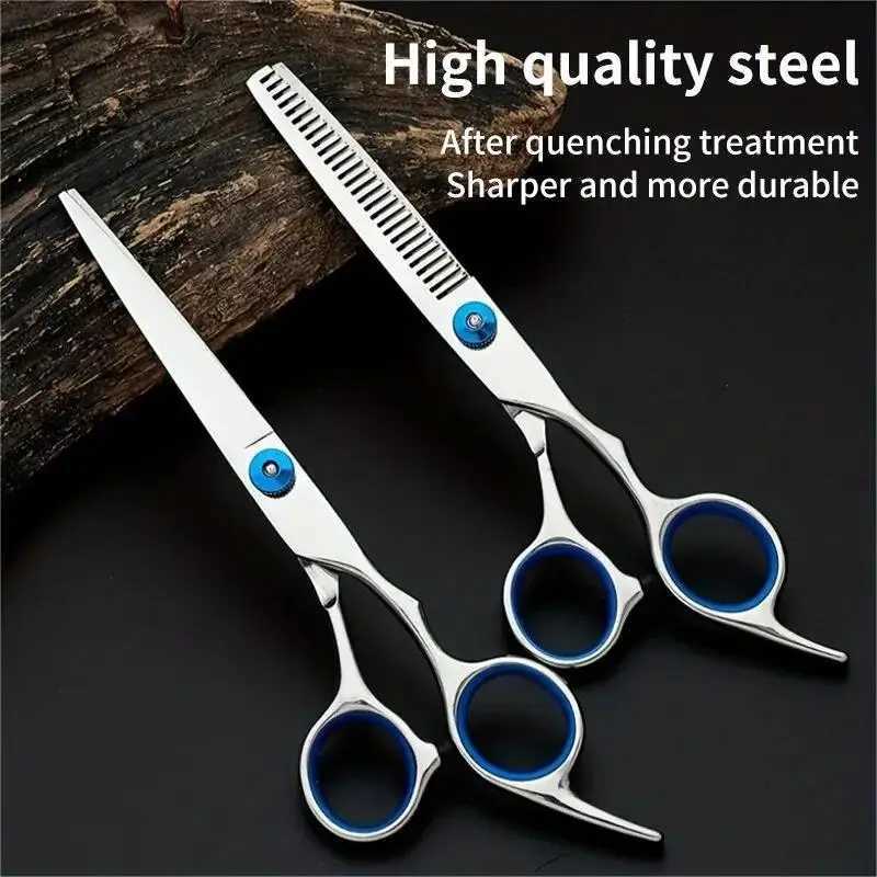 New Arrival Stainless Steel Professional Hairdressing Scissors Cutting Thinning Scissors Barber Shear Home Salon Hairdressing Scissors Z241213
