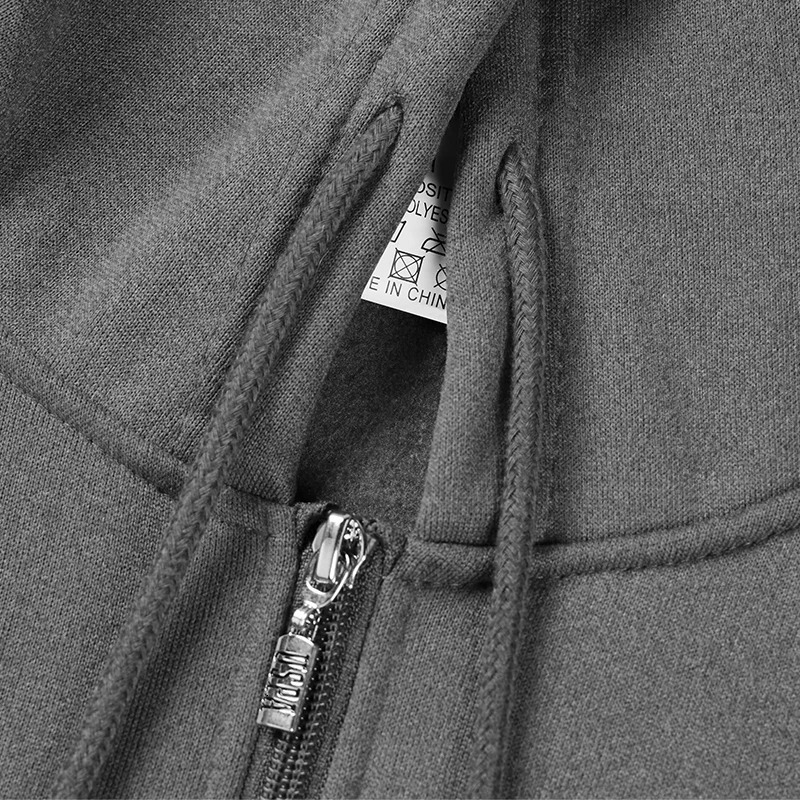 Mens track style sportswear 2piece hooded sweatshirt jogging full zip warm suit 241211