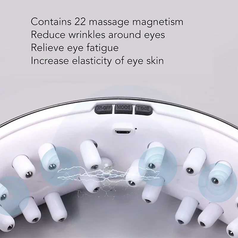 Electric eye massager magnetic therapy intelligent eye massage equipment vibration relief eye fatigue visual improvement healthcare W241213