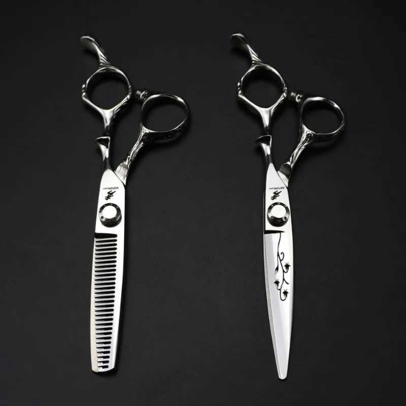 New Arrival Professional JP 440c steel 6-inch hollow hair clipper dragon hair clipper thin hair cutting tool hair clipper Z241213