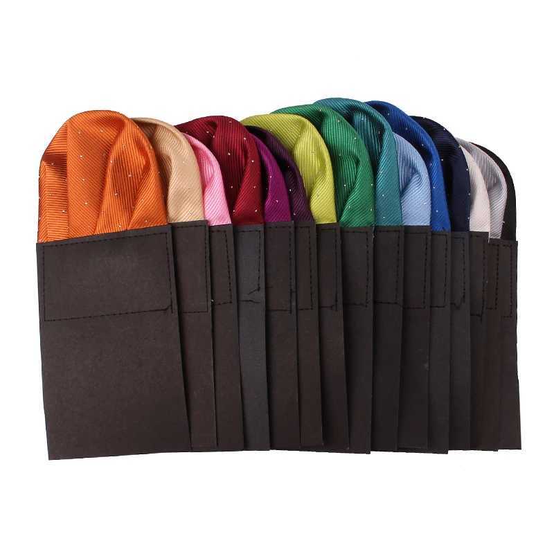Fashion polka dot set pocket square mens business chest towel Hanji gentleman Hanji classic set napkins mens hand kitchen W241213