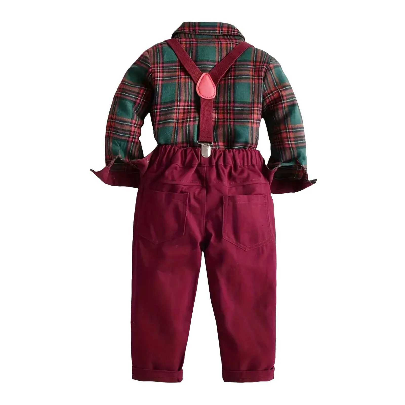Boys Christmas Style Gentleman official costume speech performance birthday party childrens spring clothing 4 pieces of boys clothing W241213
