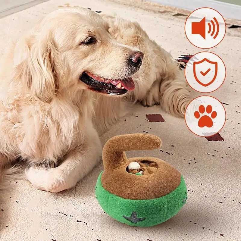 Dog psychological stimulation toys puppy puzzles curls shapes dog interactive toys dog stimulation toys with sound X241213