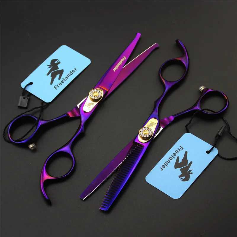 New Arrival Top notch Dragon Sapphire Round Head Baby Scissors 6-inch Professional Barber Tijera Z241213