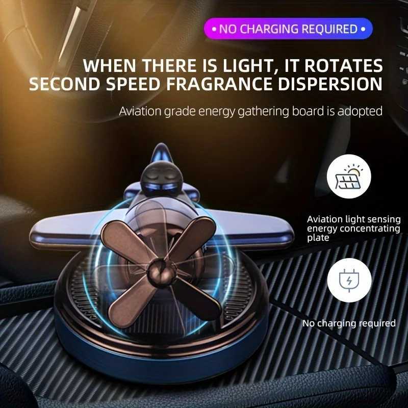 Solar Car Air ener Fighter Propeller Fragrance Supplies Interior Accessories Decor Flavoring Original Perfume DiffuserXJ241213