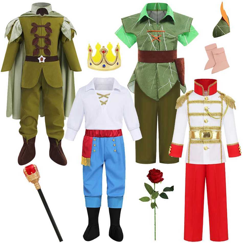 Boy Prince Role Playing Mermaid Elf Costume Eric Costume Halloween Christmas Childrens Day Costume Childrens Stage Performance Costume W241213