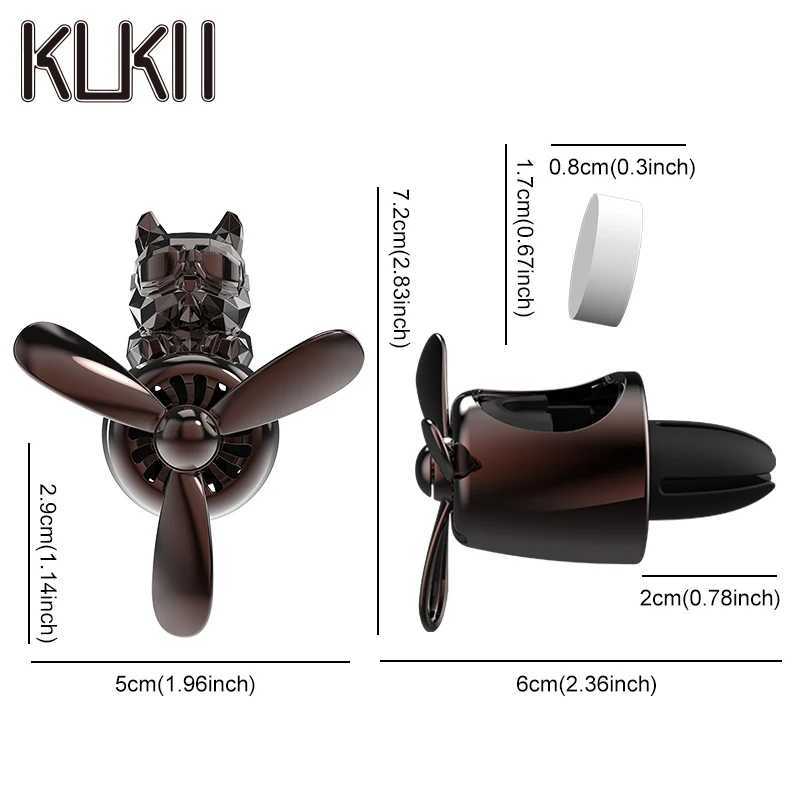 DIY perfume odorless ornaments airplane pilot bulldog car air eners decorations accessories aroma vent fragrance diffuserXJ241213