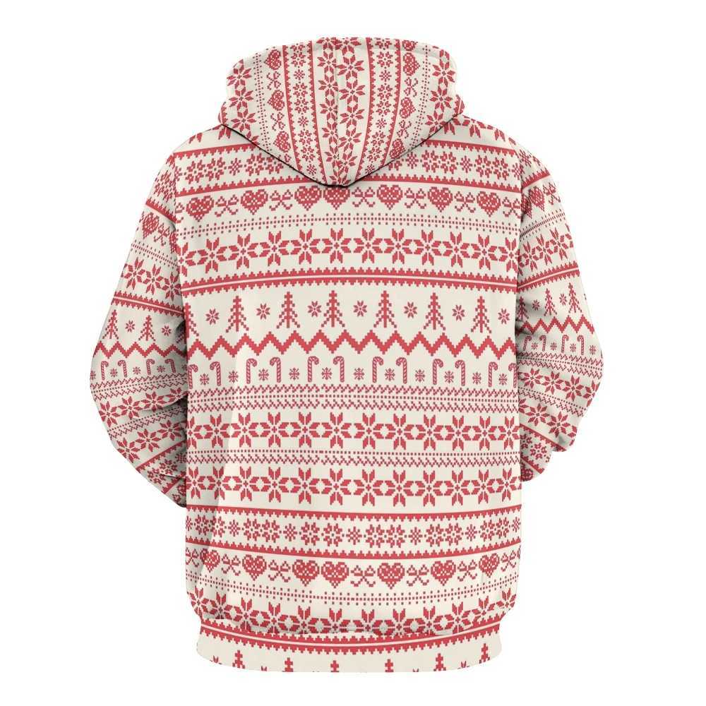 New Mens Merry Christmas Y2K Hoodie Oversized Long Sleeve Sportswear Holiday and Comfortable Winter Holiday Fashion W241213