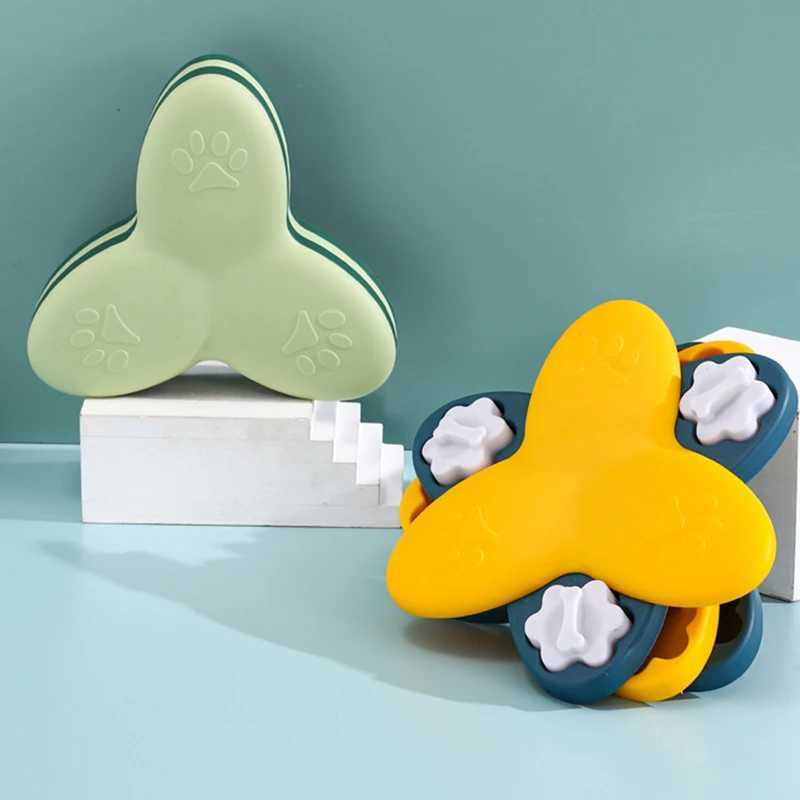 Pet Slow Feeder Rotate Puzzle Toys Dog Interactive Treat Dispensing Puppy Enrichment IQ Training for Small Large Dogs Cats Game X241213