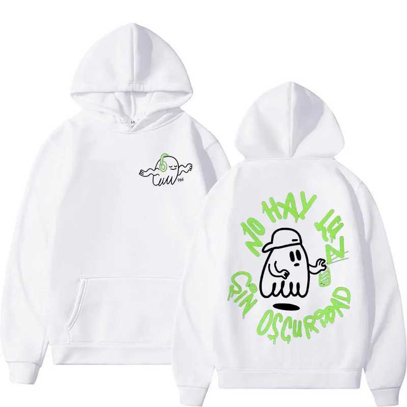 Rap singer Feid Ferxxo Mor No Le Temas A La Oscillidad mens hoodie womens retro hoodie casual wool zipper sweatshirt W241213