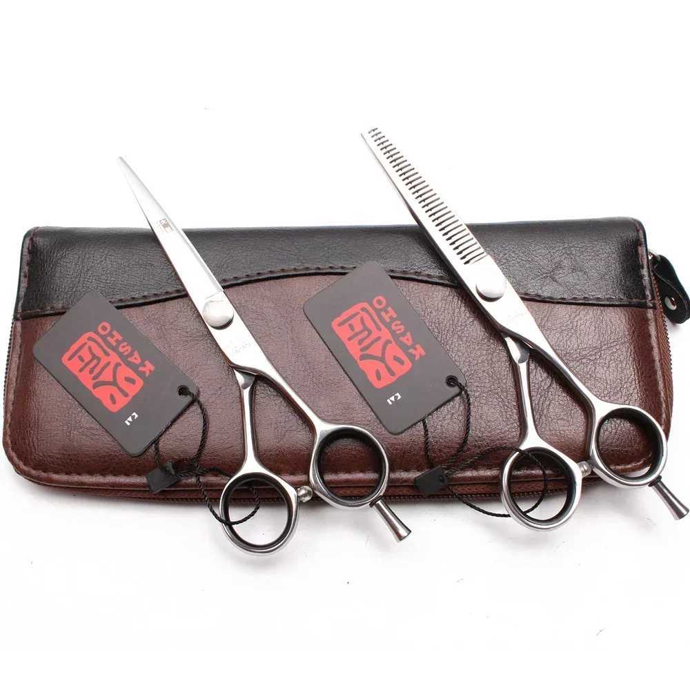 New Arrival Professional Hairdressing Scissors 5.5 6 Japan Stainless Hair Cutting Scissors Thinning Shears Barber Strong Dropshipping H1021 Z241213