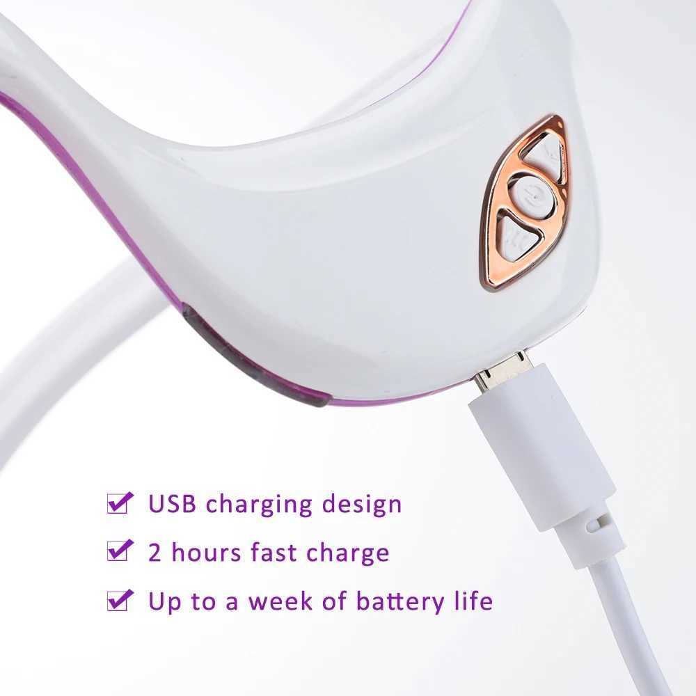 EMS Micro Pulse Eye Massager Heating Treatment Eye Beauty Equipment Relieves Eye Fatigue Fading Dark Circles Anti Wrinkles W241213
