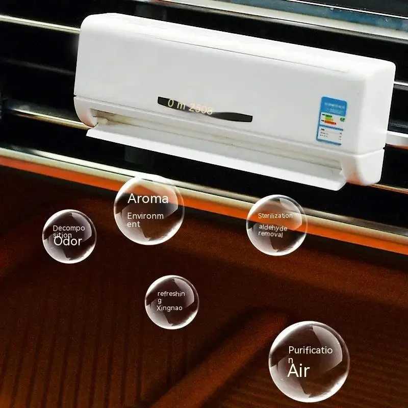 Solar Energy Air Purifier for Automobile Air Conditioning Model Decoration of Automobile Vents Perfume Diffuser DeodorizationXJ241213