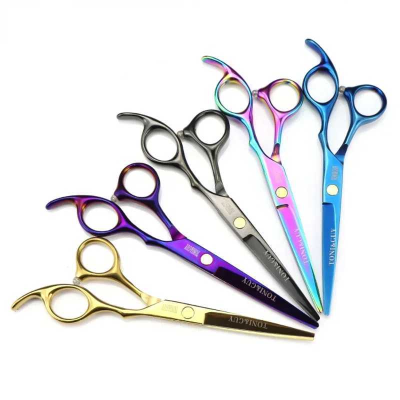 New Arrival Hair Scissors 5.5 6.0 Professional Hairdressing Scissors Thinning Barber Scissor Set Hair Cutting Scissors 440C Japan Z241213