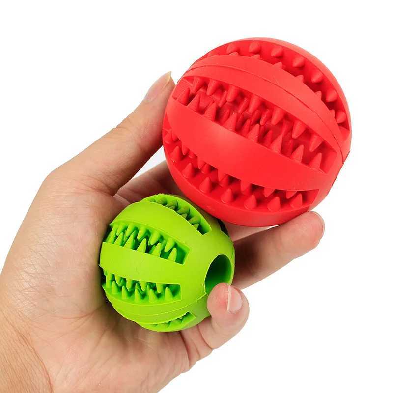 Soft Pet Dog Toys Funny Interactive Elasticity Ball Dog Chew Toy For Dog Tooth Clean Ball Food Extra-tough Rubber Ball Dog X241213