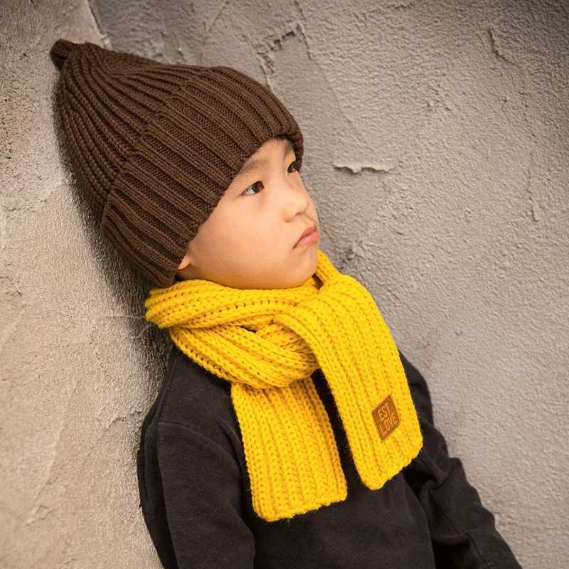 Scarves Wraps Kids Scarf Boys Girls Baby Winter Warm Scarf Women Knit Shawl Scarf Children Neck Collar Keep Warm Accessories Cheap Parent H241213