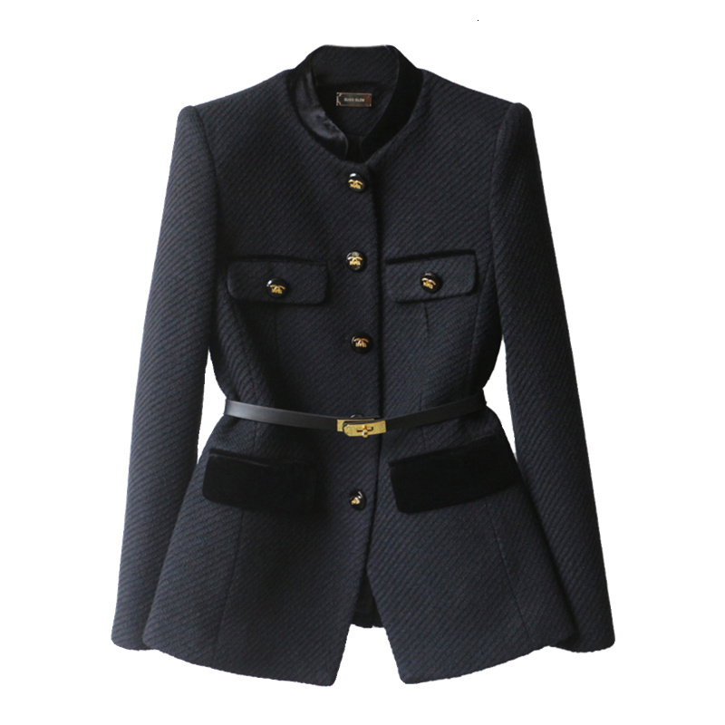 Women Blazer New Autumn Long Sleeve Casual Single-Breasted Elegant Office Waist Ladies Suit Coat Tops Female Outerwear