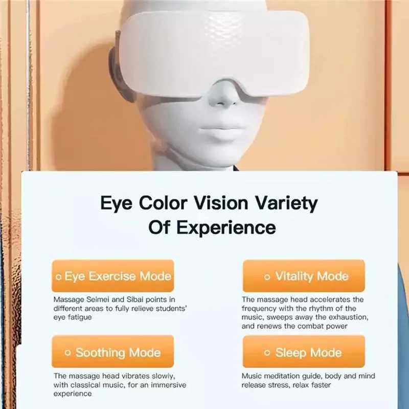 Smart Nano Steam Eye Massage Care Instrument Nebulized Eye Massager Point Massage Massager Relieves Fatigue in Dark Circles W241213