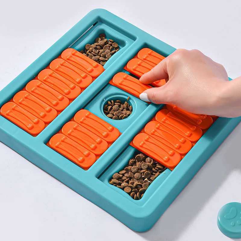 Factory sells dog slow food interactive training puzzle toys hidden food game boards dog smart toys to relieve boredom X241213