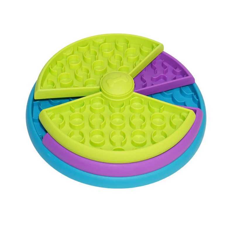 Dog Puzzle Toys Slow Feeder Interactive Increase Puppy IQ Food Dispenser Slowly Eating NonSlip Bowl Pet Cat Dogs Training Game X2412139