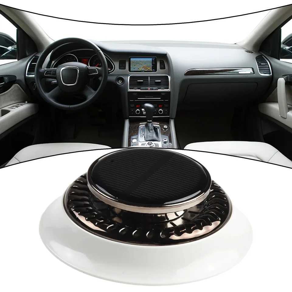 Car Air Solar Creative Rotation Perfume Diffuser Small Lasting Fragrance ABS Car Defroster Diffuser For Essential Oil Car Air SoXJ241213