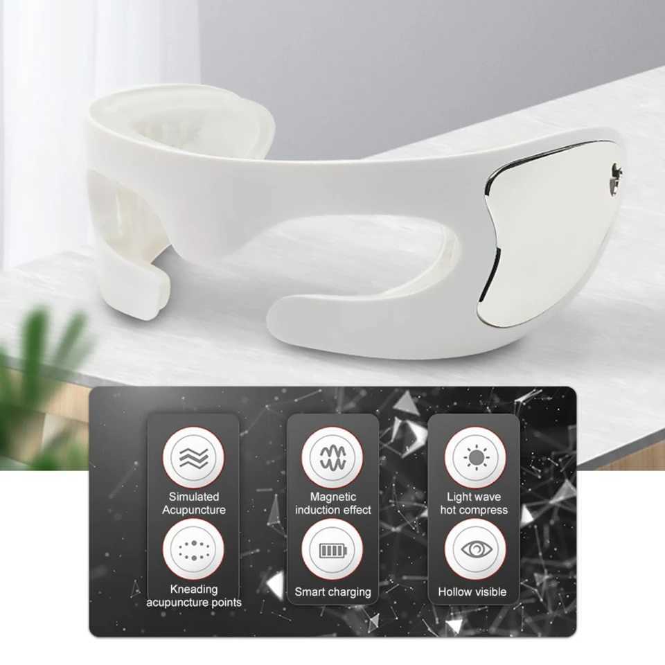 Visualization electric eye massager red light heating therapy intelligent vibration light therapy eye massager W241213