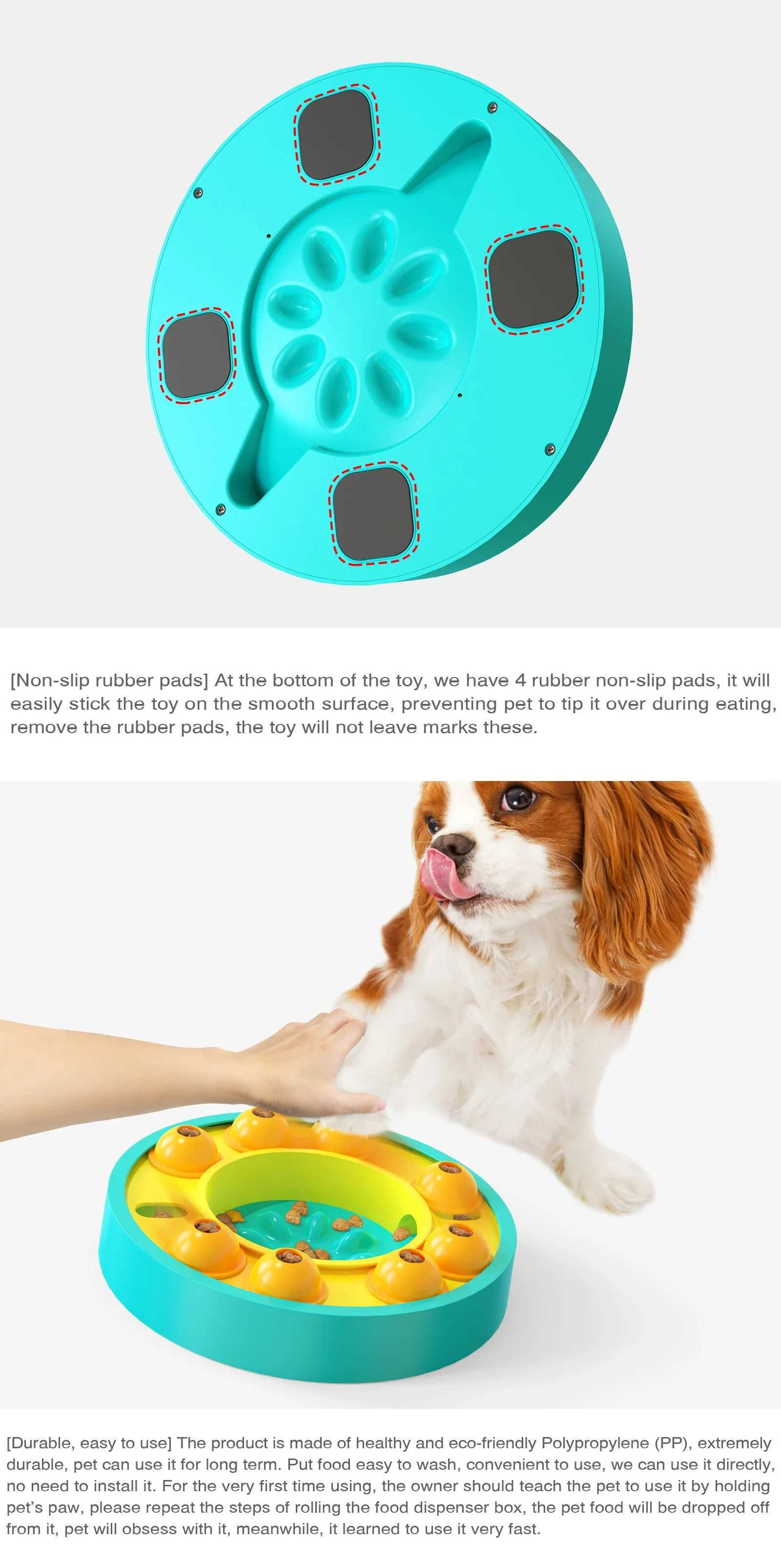 Dog puzzle toy dog food puzzle feeder toy used for intelligence training and psychological stimulation dog therapy puzzle X241213