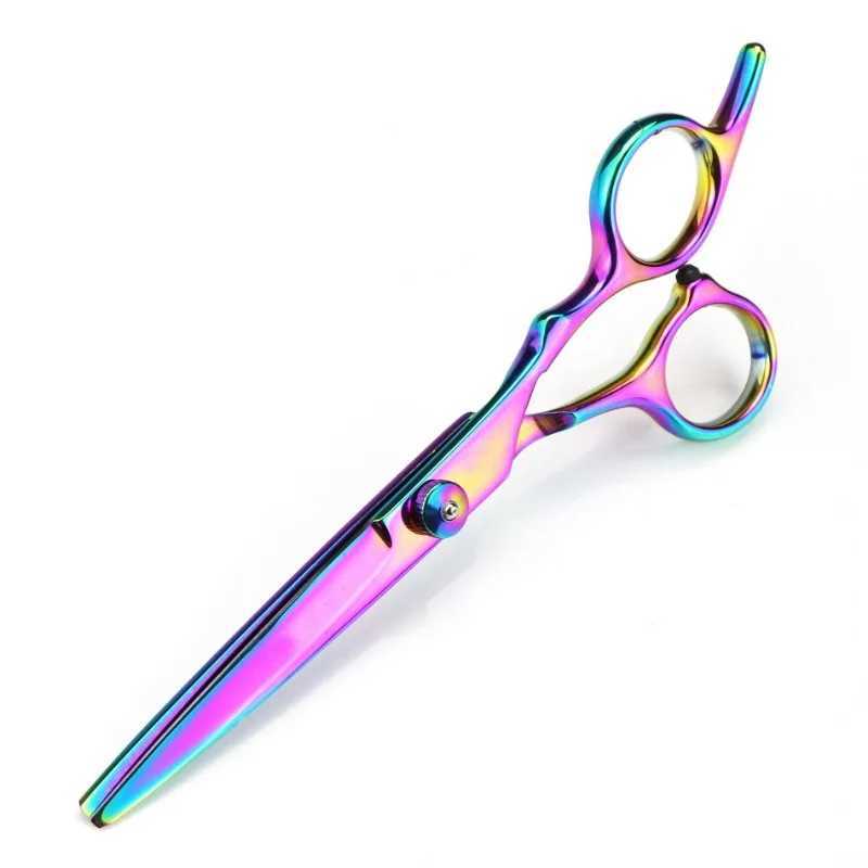 New Arrival 6.0-inch black new professional hairstylist hair clipper Japan 440C hairstylist scissors thin scissors Z241213