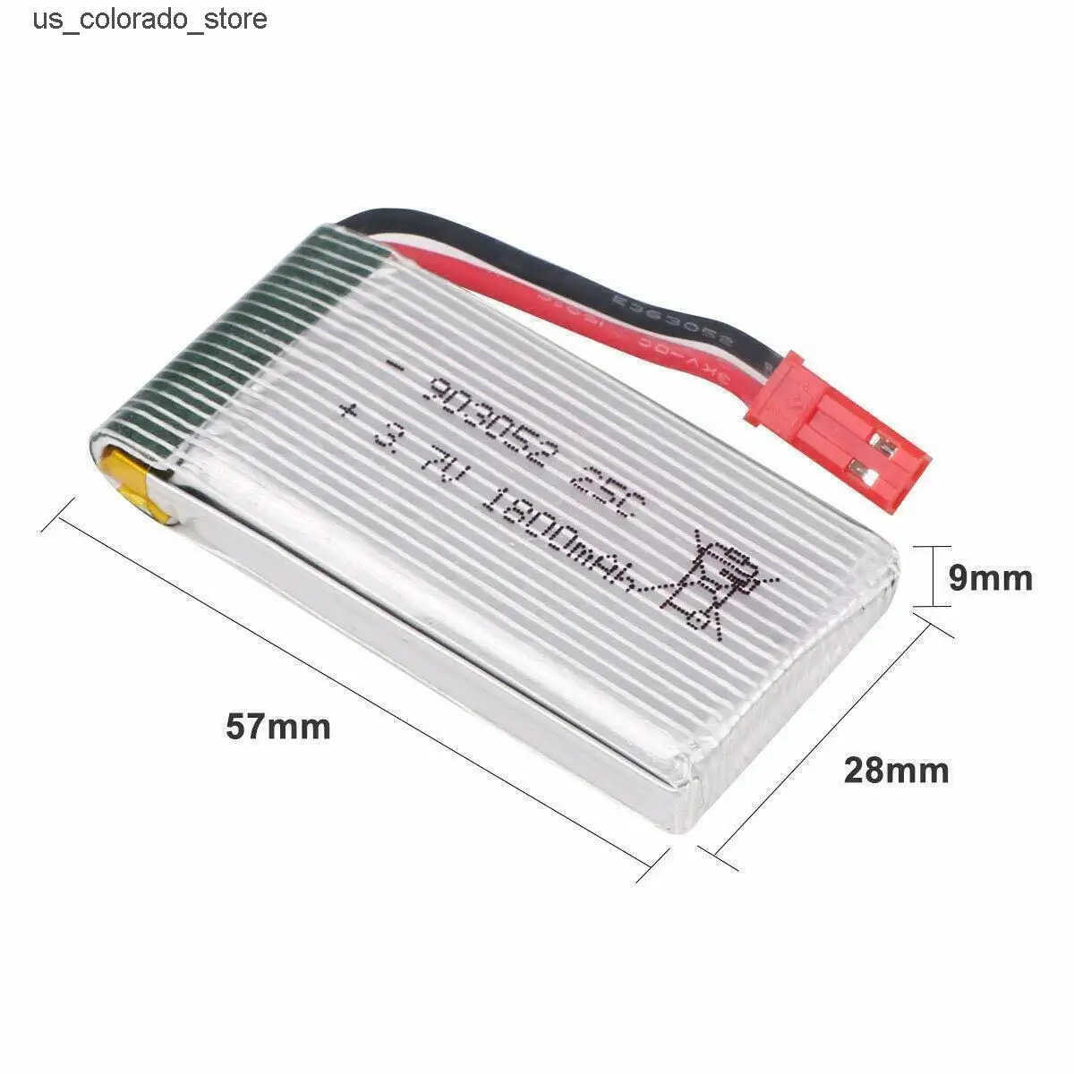 Drone Accessories 3.7V 1800mah 25C JST plug Lipo rechargeable battery for RC quad helicopter drone HQ859B HQ898B H11D H11C T64 T04 T05 F28 F29 T56 T57