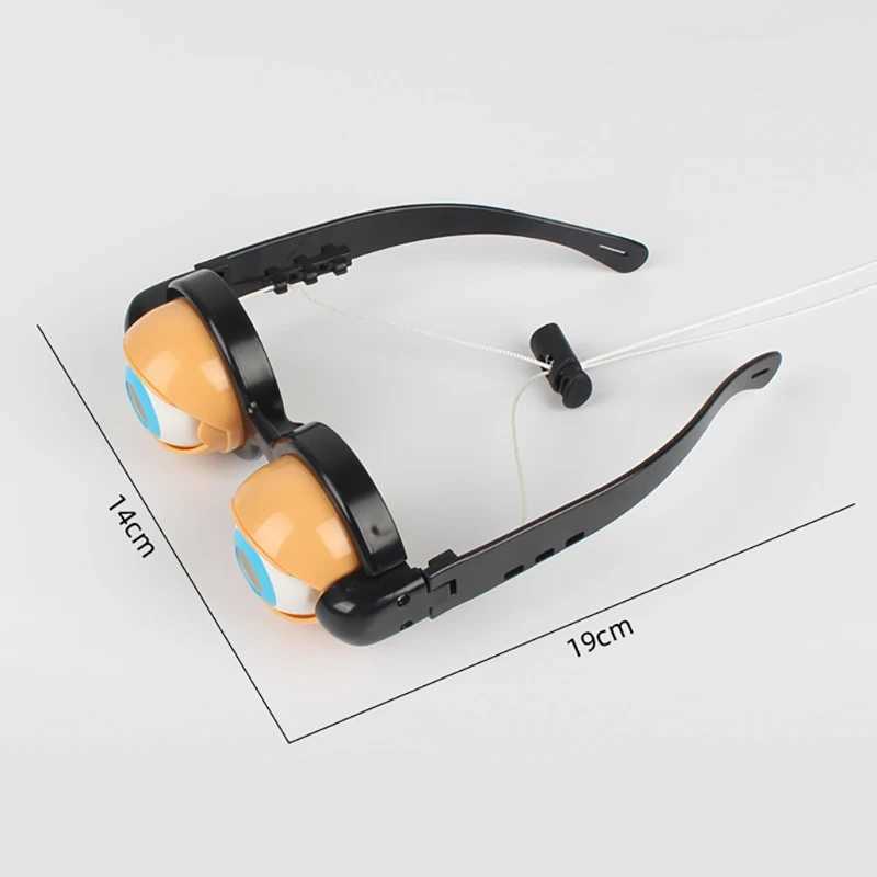 Sunglasses Funny Prank Glasses For Adult Kids Crazy Blink Eyewear Big Frog Eye Plastic Toy Accessories Halloween Props Christmas Gifts H241213