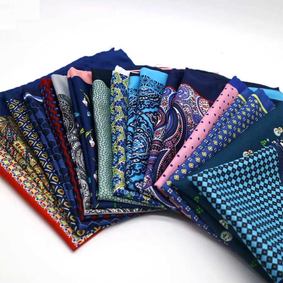 30 color luxury mens pocket square 12 inch large soft Hanki mens handbag W241213
