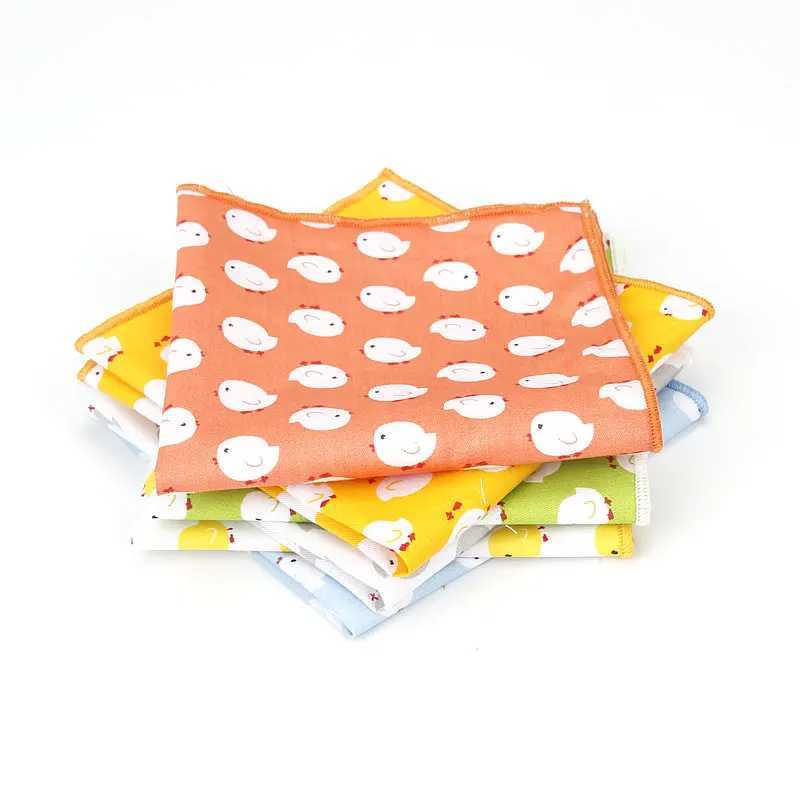 2018 New Mens Cotton Fashion Handle Animal Printed Pocket Square Mens Wedding Chest Towel Set Hanji 25 * 25cm W241213