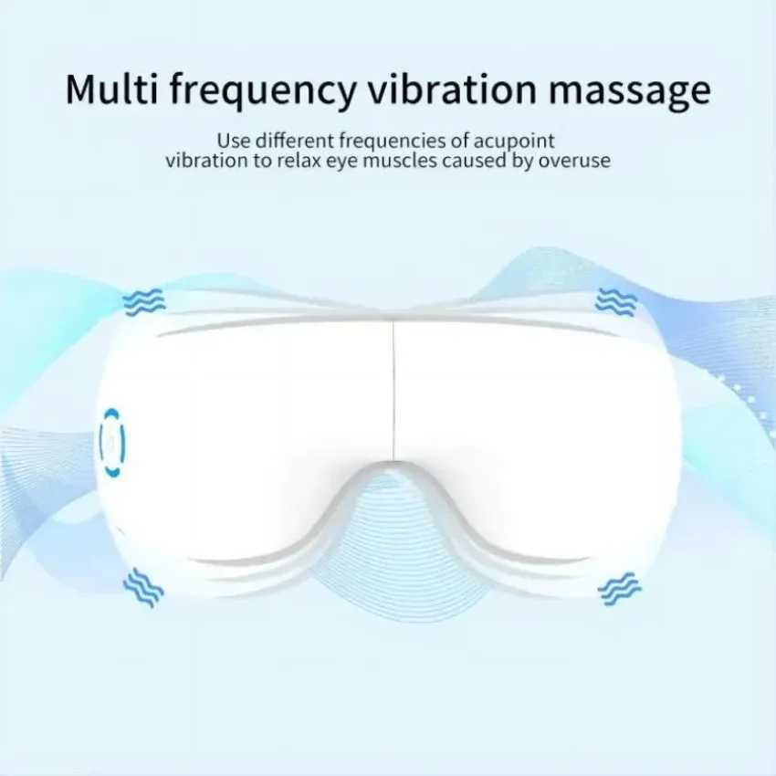 Eye massager with thermal intelligent care device music relieves migraines reduces eye fatigue and improves sleep W241213