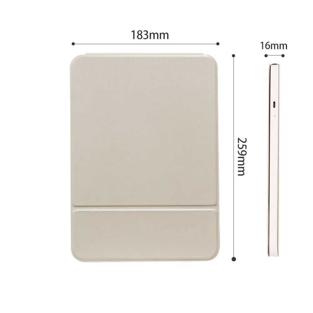 Makeup Mirror Foldable Portable 3-Color Dimmable Lighting Rechargeable Tabletop Folding Vanity Cosmetic Mirror with LED LightsXJ241213