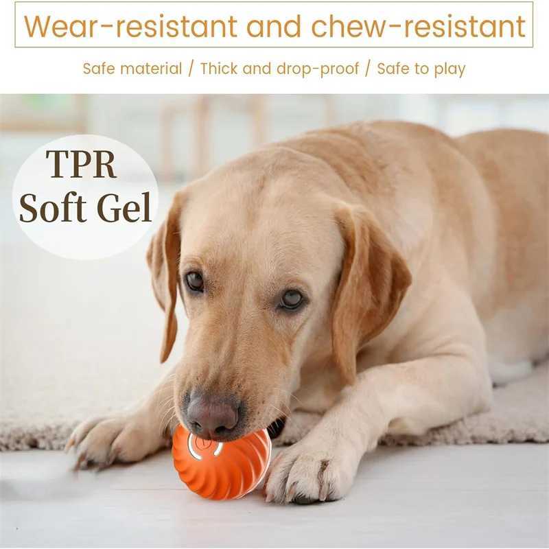 Smart Dog Toy Ball Electronic Interactive Pet Toy Moving Ball USB Automatic Moving Bouncing for Puppy Birthday Gift Cat Products X241213