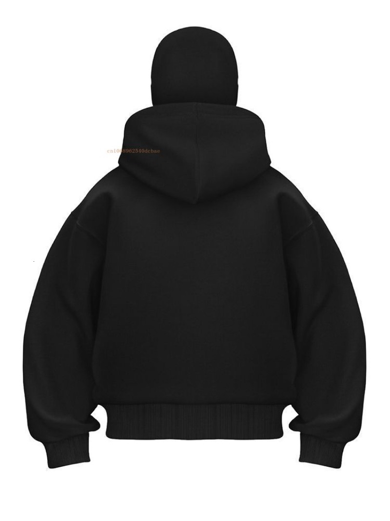 Cap Unique Design Hooded Sweatshirt Men Women Ins Tide Brand Double Headed Eagle Zipper Hoodie Winter Loose Couple Jacket