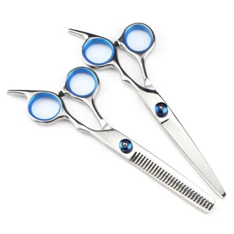 New Arrival Professional Stainless Steel Scissors for Hair Thinning Clipper 6 inches Hairdressing Products Haircut Trim Hairs Cutting Tool Z241213