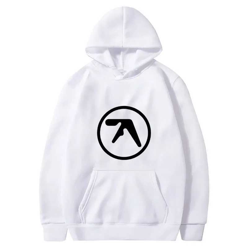2024 New Mens Hoodie Fashion Aphex Printed Top Round Neck Womens Fashion Casual Soft Pull Sweater Loose Mens Comfort W241213