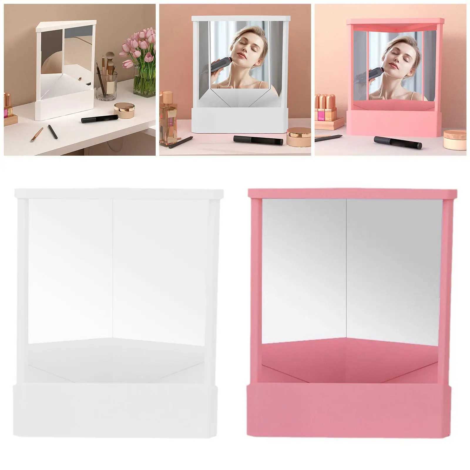 Non Reversing Mirror Clear Cosmetic Mirror Dresser Inverted Mirror for Desktop Tabletop Living RoomXJ241213