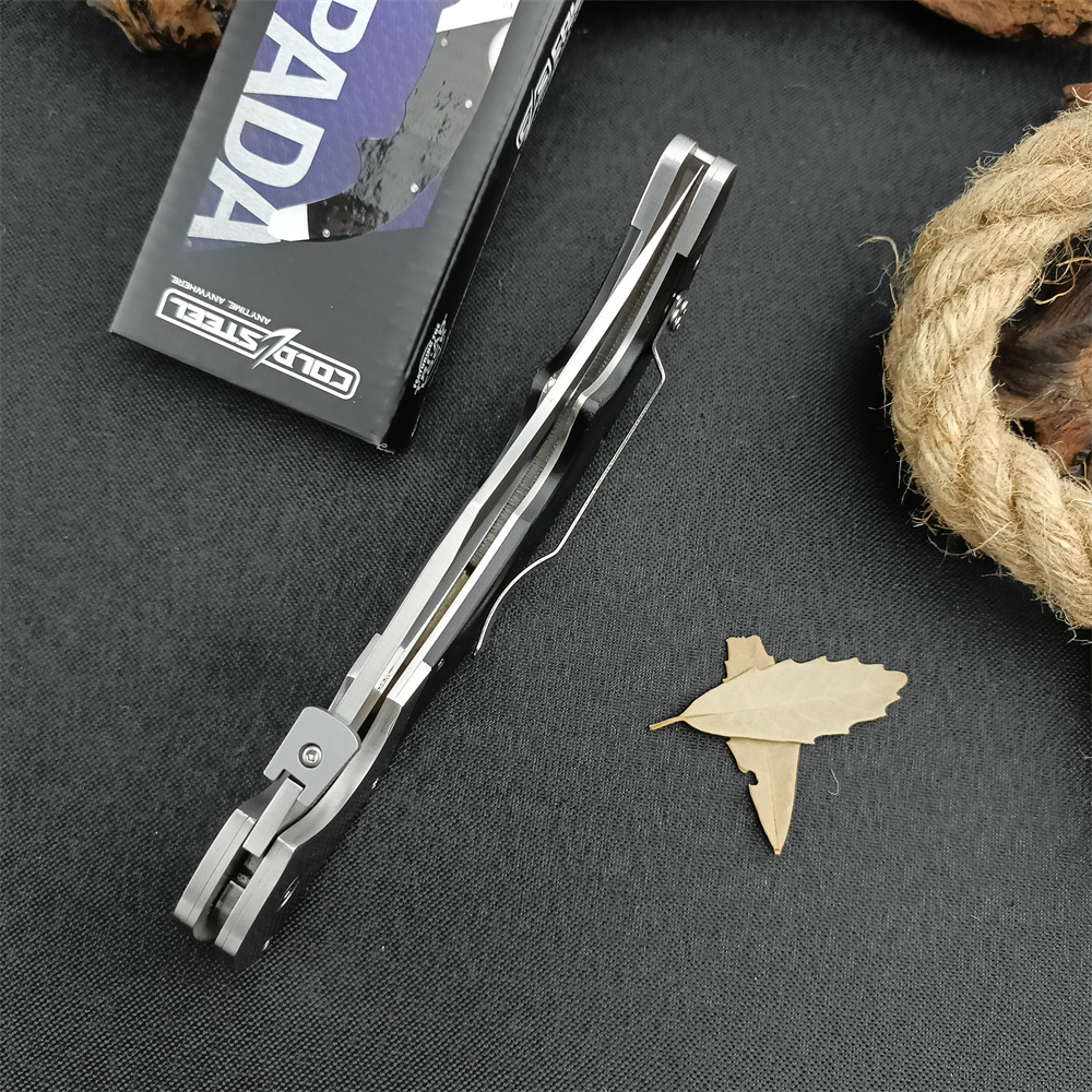 Cold 62NCX Extra Large Espada Pocket Folding Knife CTS-XHP Blade Polished G10 Handles with Aluminum Bolsters Outdoor Tacticals Hunting Camping Knive 3