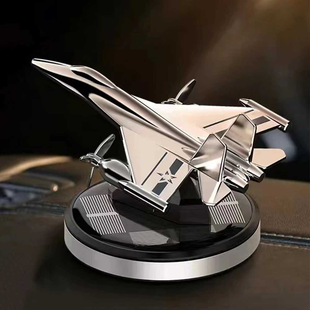 Solar Car Air ener Aircraft Rotating Aroma Perfume Car Long-lasting Fragrance Car Accessories Interior DecorationXJ241213